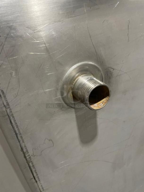 NEW! Commercial Stainless Steel 6-Hole Steam Table Adapter Plate! With Hot Well & Drain Hole! - Image 6 of 6