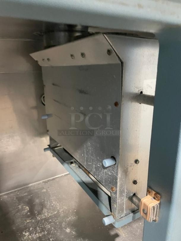 Delfield Commercial Stainless Steel 2 Door Refrigerated Mega Top Pizza Prep Table! On Casters! - Image 7 of 9