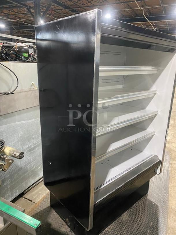 Custom Cool Commercial 4 Tier Open Grab-N-Go Refrigerated Merchandiser Display Case! With 4 Adjustable Shelves! Remote Compressor/No Compressor! - Image 2 of 6