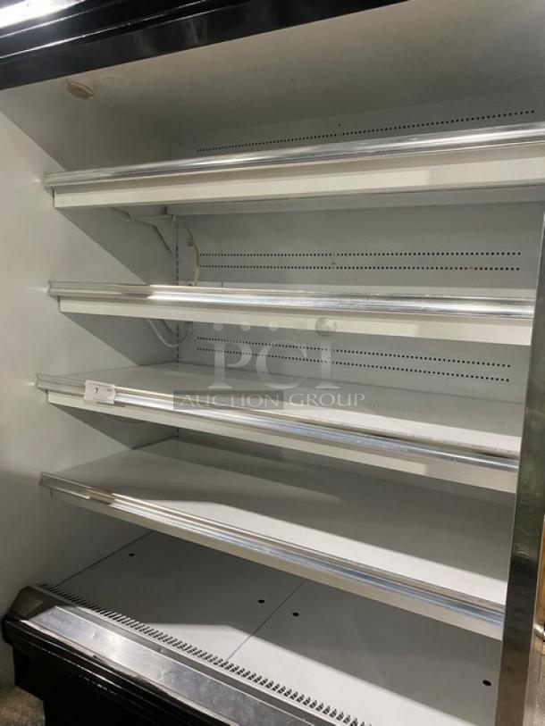 Custom Cool Commercial 4 Tier Open Grab-N-Go Refrigerated Merchandiser Display Case! With 4 Adjustable Shelves! Remote Compressor/No Compressor! - Image 5 of 6
