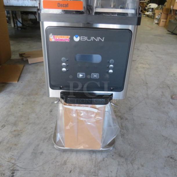 One NEW Bunn Dual Hopper Coffee Grinder. Model# MHG. 120 Volt. 9X16X29. $1827.10. - Image 3 of 3