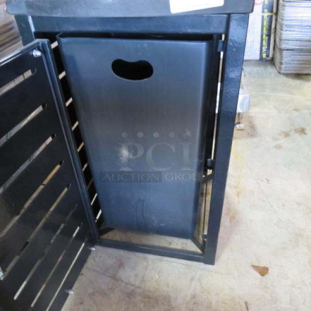 One Commercial Suncrest Outdoor Trash Can. 22X34X52 - Image 4 of 4