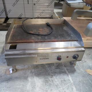One Eurodib Electric Griddle. Model# SFE04900. 240 Volt. 24X22X12