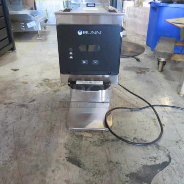 One Bunn Coffee Grinder. Model# G9WD-RH. 120 Volt. 8X20X25 - Image 1 of 3
