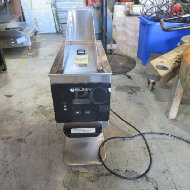 One Bunn Coffee Grinder. Model# G9WD-RH. 120 Volt. 8X20X25 - Image 2 of 3