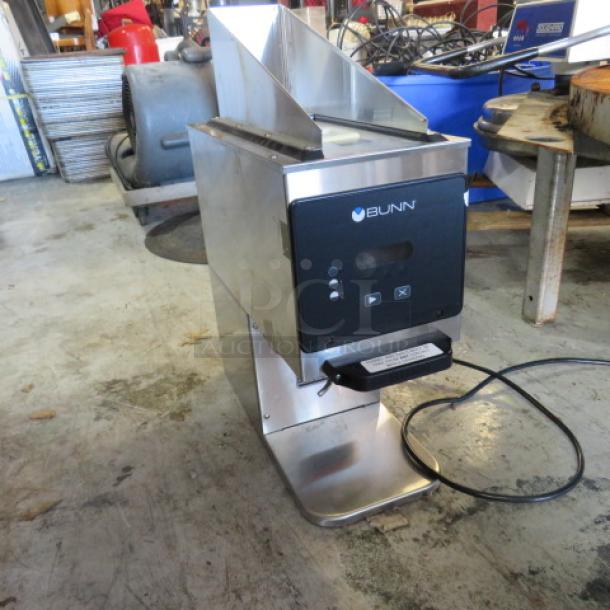 One Bunn Coffee Grinder. Model# G9WD-RH. 120 Volt. 8X20X25 - Image 3 of 3