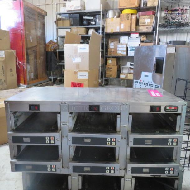 One Carter Hoffman Modular Heated holding Cabinet. Model# MC3W2SN01. 120 Volt. 28X12X12 - Image 2 of 2