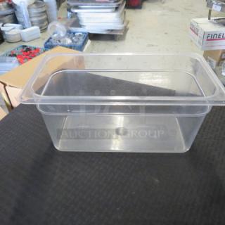 1/3 Size 6 inch Deep Food Storage Container. 2XBID