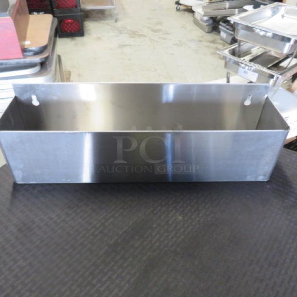 One Stainless Steel Bottle Rail. 20X5X6 - Image 1 of 1