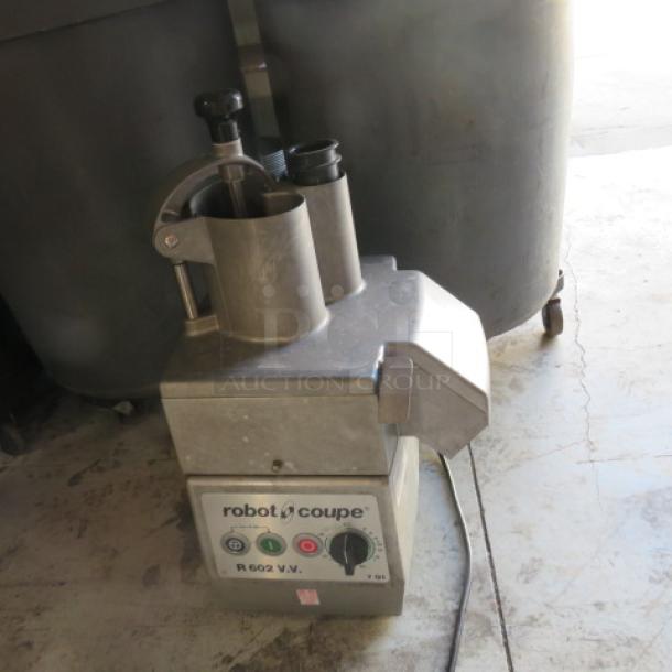 One Robot Coupe Food Processor. #R602V.V. - Image 1 of 1