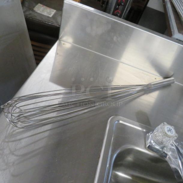 One XL Stainless Steel Whip - Image 1 of 1