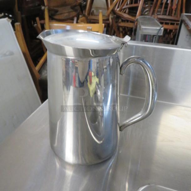 One NEW Vollrath Stainless Steel Insulated Coffee Pot With Hinged Lid. - Image 1 of 1