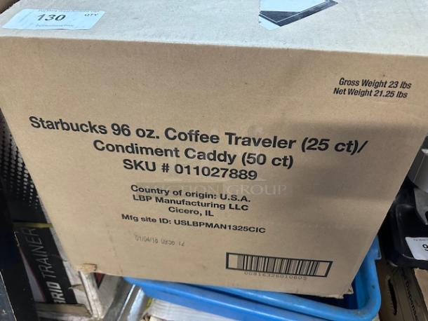 One Case Of 25 Coffee Traveller Condiment Caddy. 96oz. - Image 2 of 2