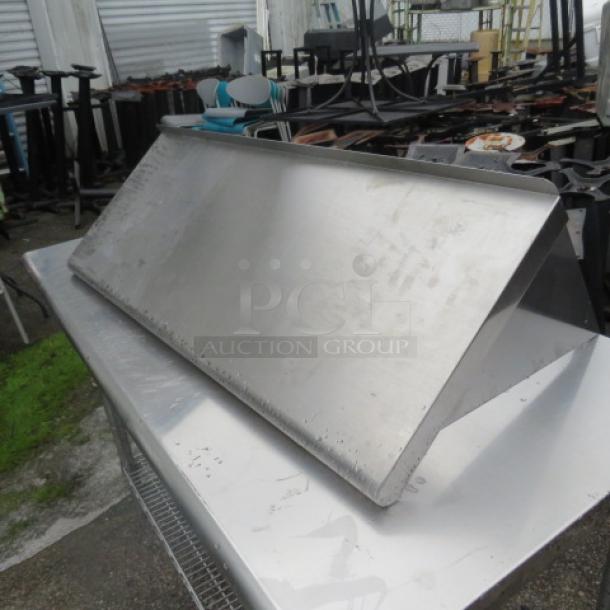 One Stainless Steel Wall Mount Shelf. 36X14 - Image 1 of 1