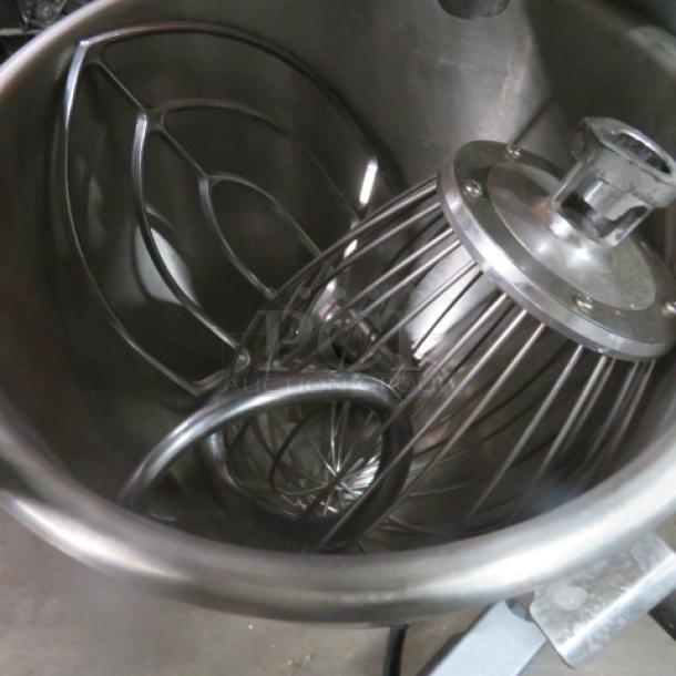 One Avantco 20 Quart Mixer With Bowl, Guard, Whip Hook And Paddle.  Model# 177MX20H. 115 Volt. 1100 Watt. Looks NEW! - Image 5 of 5