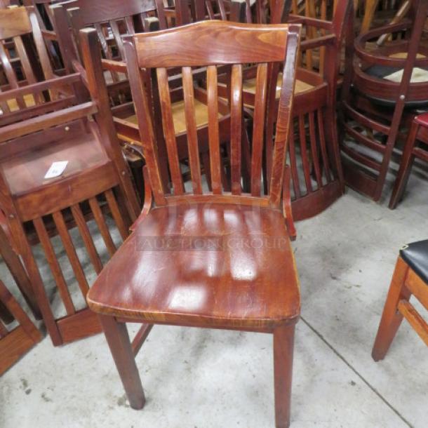 Wooden Chair. 4XBID - Image 1 of 1