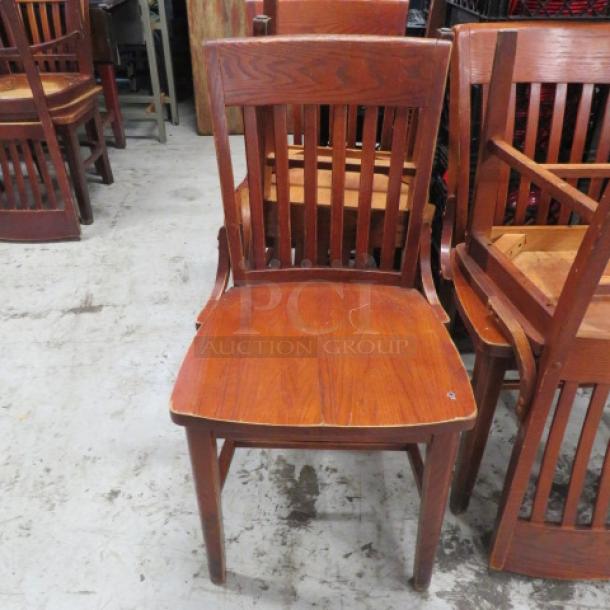 Wooden Chair. 2XBID - Image 1 of 1