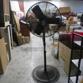 One Air King High Velocity Stand Fan. 26X67