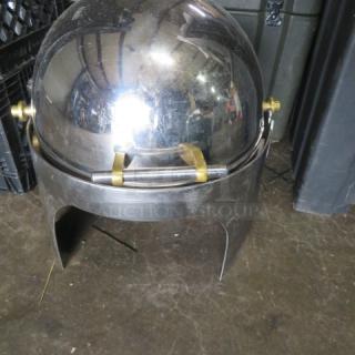 One Beautiful 18 Inch Roll Top Chafer.