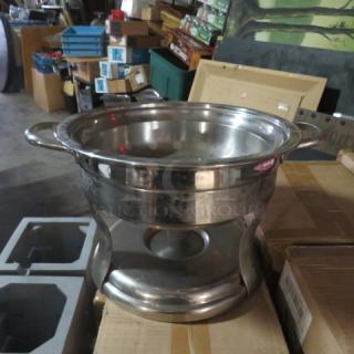 One 12 Inch Round Chafer. NO Lid.
