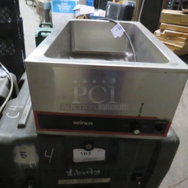 One Winco Food Warmer. Model# FW-S500. 120 Volt. - Image 1 of 1
