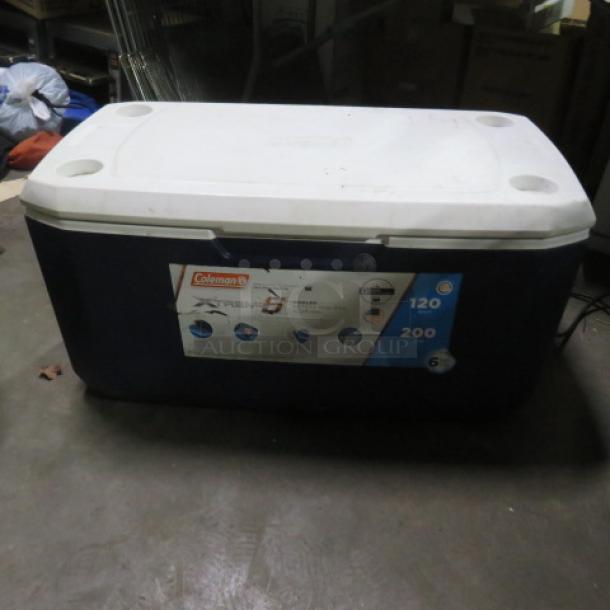One Coleman 120 Quart Cooler. - Image 1 of 1