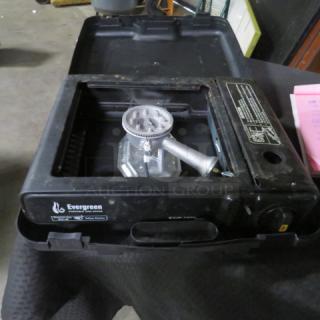 One Evergreen  Portable Gas Range.