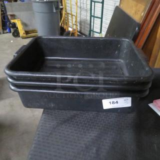 Black Bussing Tub. 3XBID