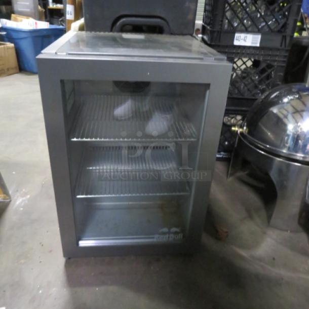 One Stainless Steel Vestfrost Countertop Cooler With 2 Racks. Model# VC206484016. 115 Volt. 16X17.5X23 - Image 1 of 2
