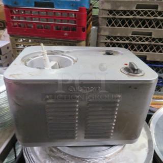 One Cuisinart Ice Cream Maker. ICE50BC