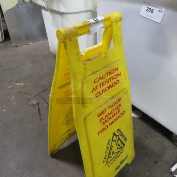 One Caution Triangle. - Image 1 of 1