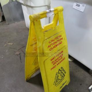 One Caution Triangle.