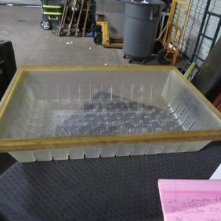 One Cambro 18X26 Perforated Food Storage Container.