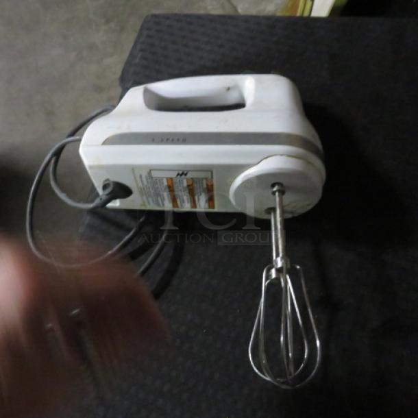One Kitchenaid 3 Speed Hand Mixer. - Image 1 of 2
