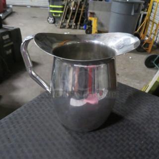 Stainless Steel Pitcher. 3XBID