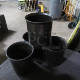 1.2 Quart Carlisle Black Poly Crock. 4XBID