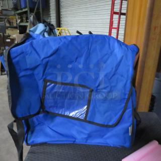 One Blue Insulated Delivery Bag.