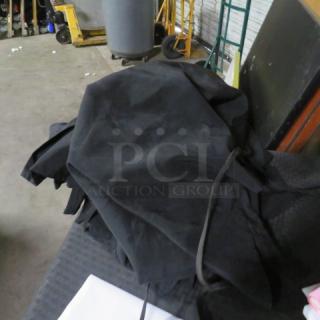 One Lot Of Black Aprons.