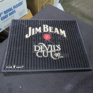 One Jim Beam Bar Mat.
