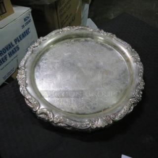 12 Inch Silver Plate Platter. 4XBID