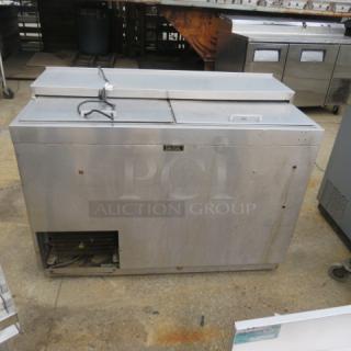 One Perlick 2 Door Bottle Box. Model# 7260ESILUL. 115 Volt. 48X25X35.5