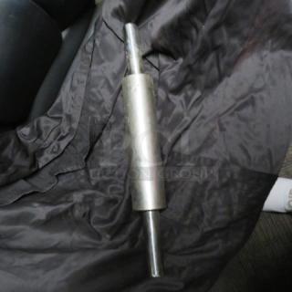 One Stainless Steel Rolling Pin.