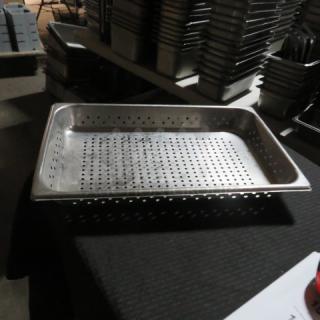 Full Size 2.5 Inch Perforated Hotel Pan. 3XBID