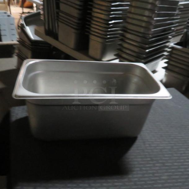 1/2 Size 6 Inch  Hotel Pan. 3XBID - Image 1 of 1