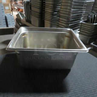 1/2 Size 6 Inch  Hotel Pan. 3XBID