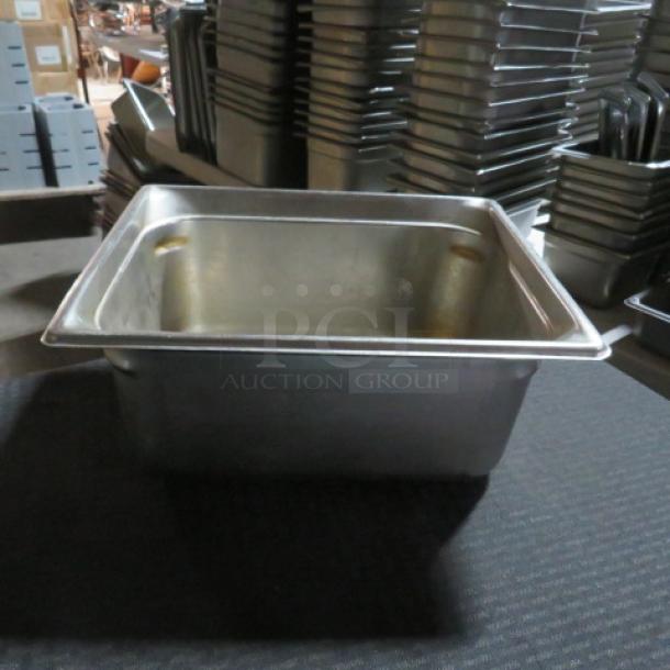1/2 Size 6 Inch  Hotel Pan. 3XBID - Image 1 of 1