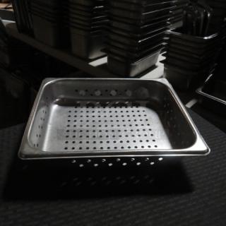 1/2 Size 2.5 Inch  Perforated  Hotel Pan. 3XBID