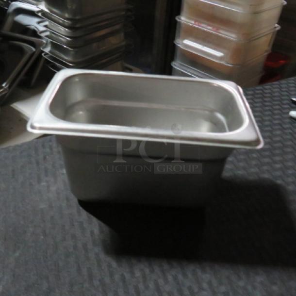 1/9 Size 4 Inch  Hotel Pan. 10XBID - Image 1 of 1