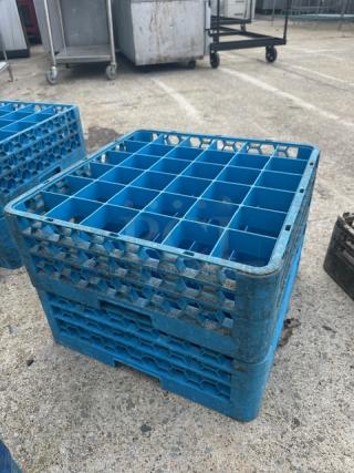 Blue 36 Hole Dishwasher Rack. 2XBID