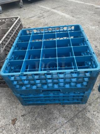 Blue 25 Hole Dishwasher Rack. 2XBID